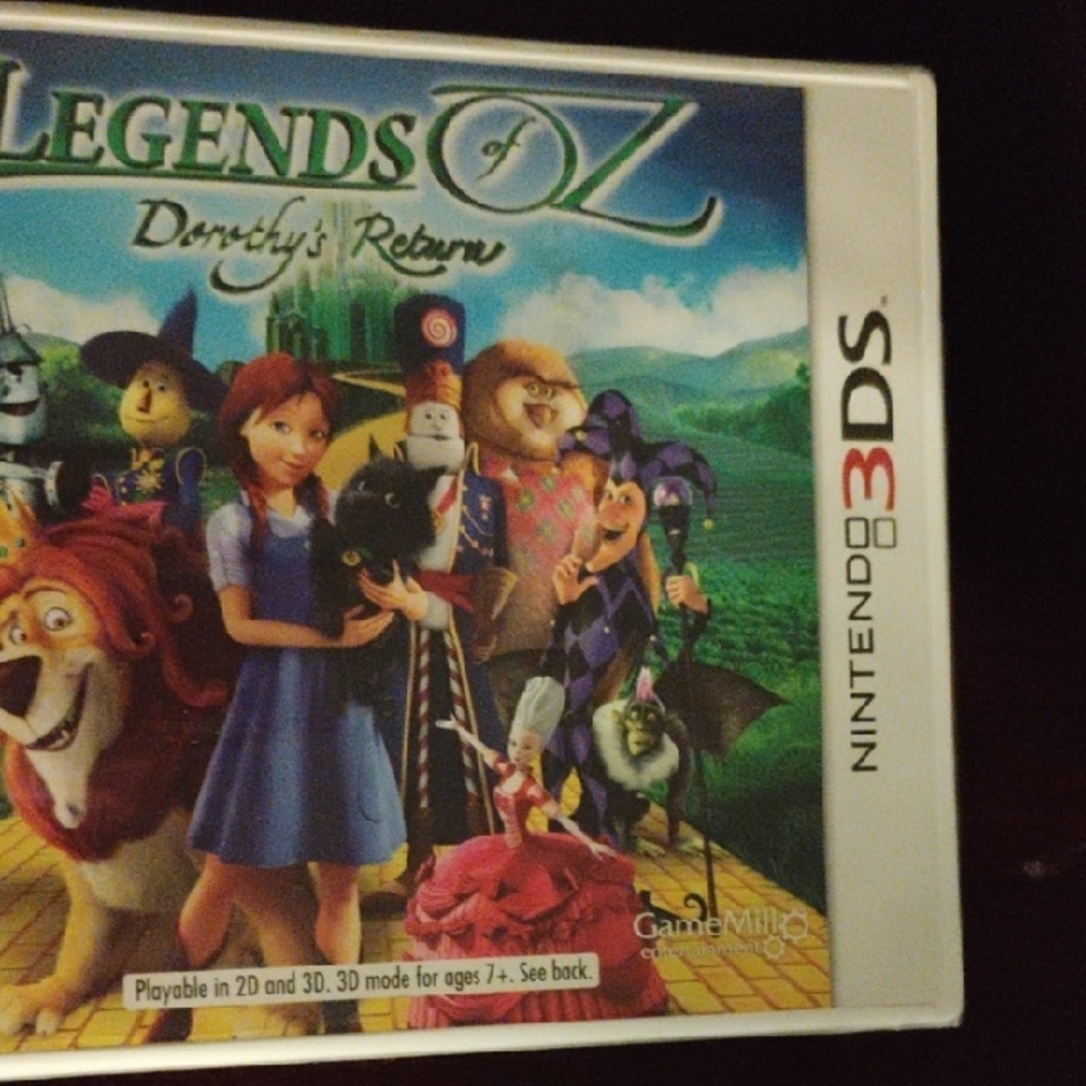 Legends of Oz: Dorothy's Return 3DS Game